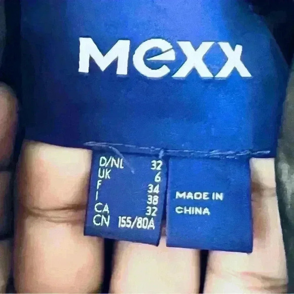 MEXX  GREEN WINTER PUFFER WAIST JACKET PARKA ROUND NECK SIZE SMALL - Picture 5 of 13